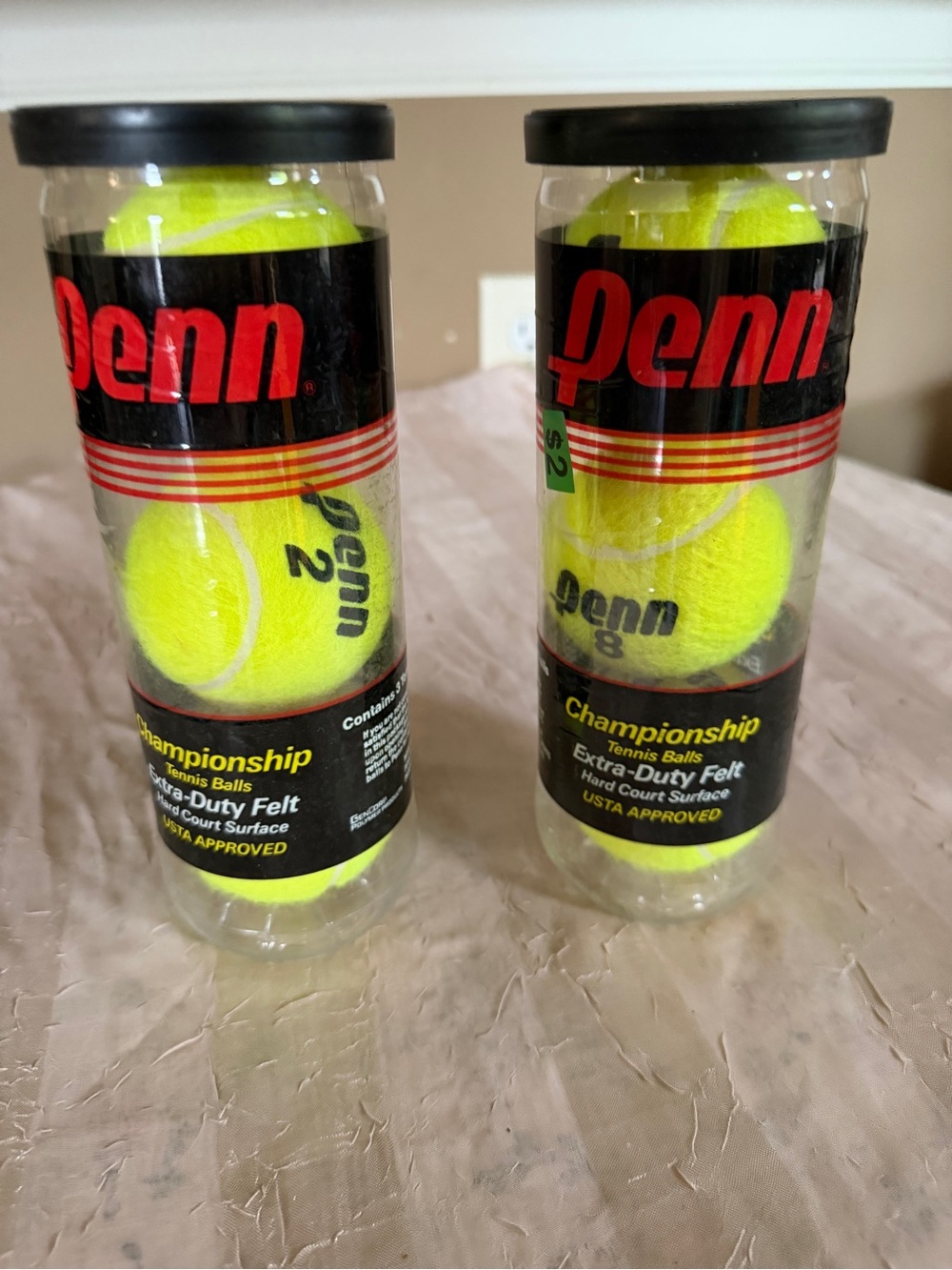 Penn Championship Tennis Balls Extra-Duty Felt USTA Approved